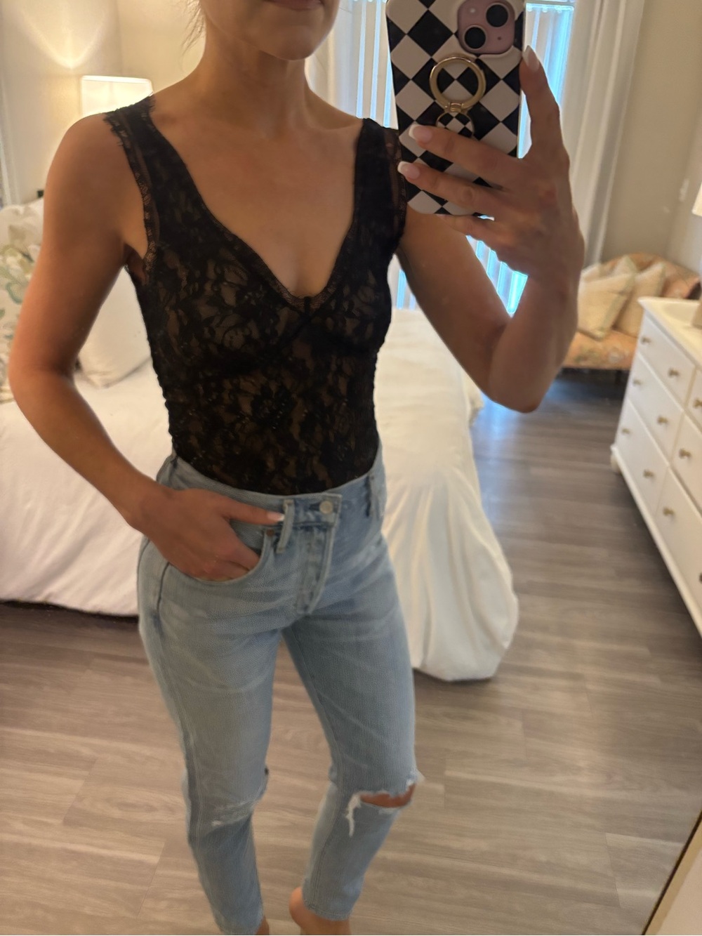 🖤 By Malene Birger Earlinna Black Lace Bodysuit NWT
